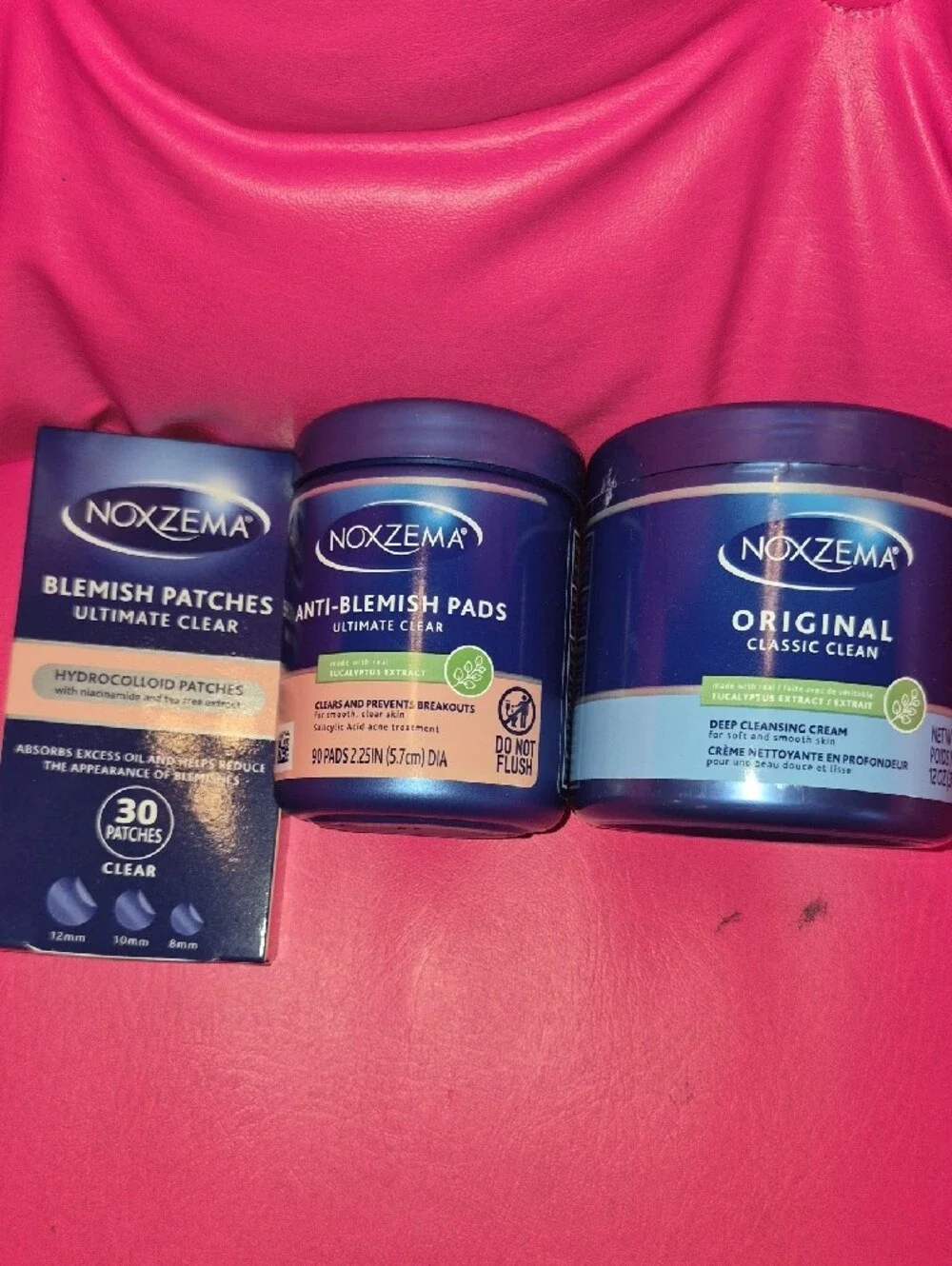 Original Classic Clean Deep Cleansing Cream & Anti-Blemish Pads Set - Noxzema Nw